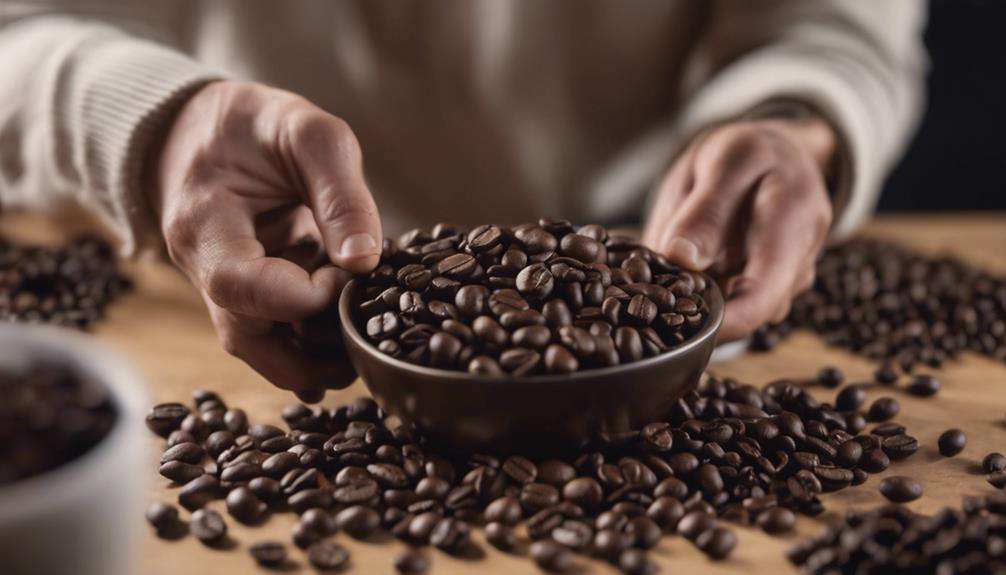 choosing quality beans carefully