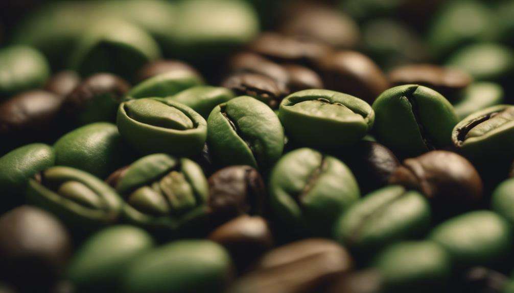 exploring green coffee beans