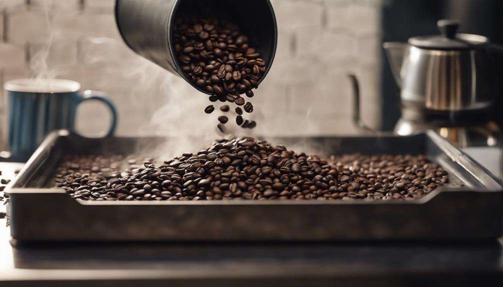 preserving roasted coffee beans