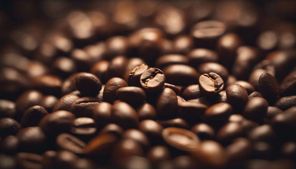 rich bourbon infused coffee beans