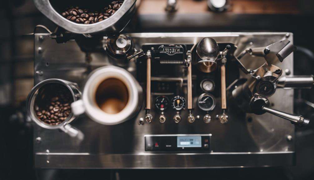 setting up for roasting