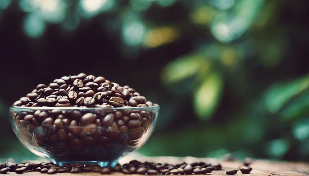 tropical coffee bean origin
